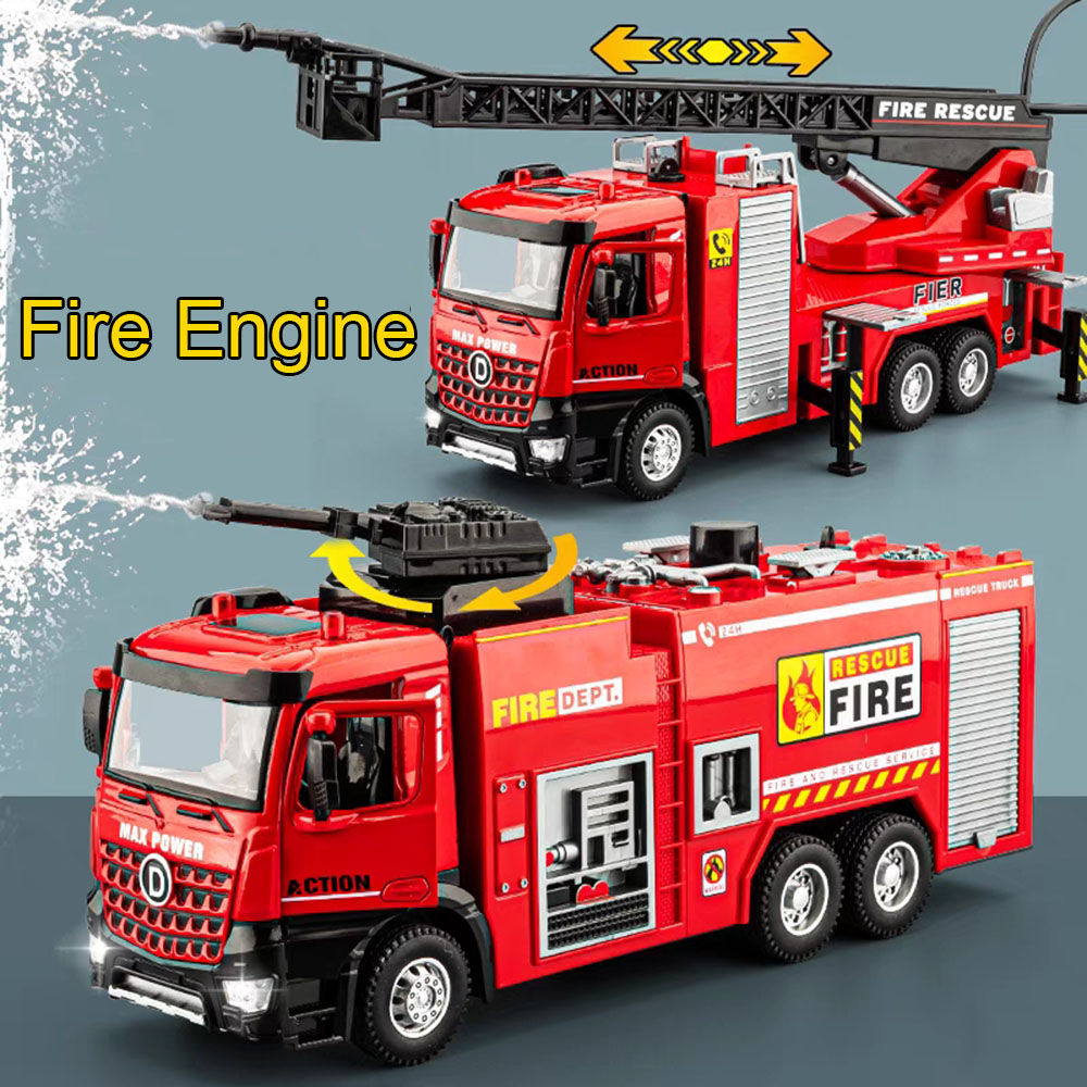 Fire Escape Ladder - 1:32 Skala Model samochodu strażackiego Zabawka