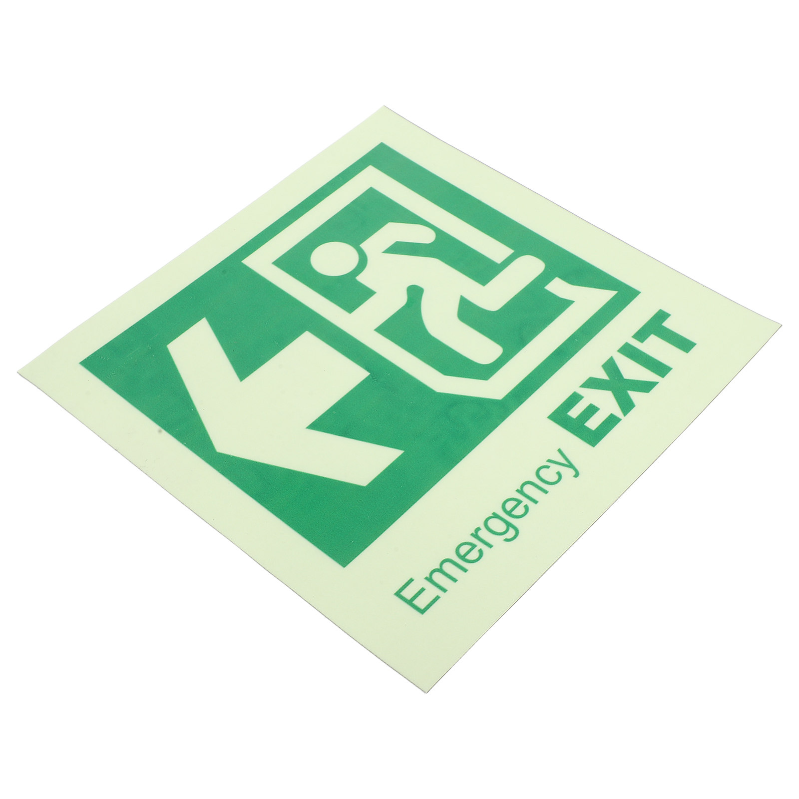 Samoprzylepny, świecący w ciem – Emergency Exit Sign recenzja i cena