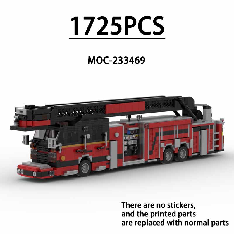 MOC-233469 Wóz strażacki z dra – Fire Escape Ladder recenzja i cena